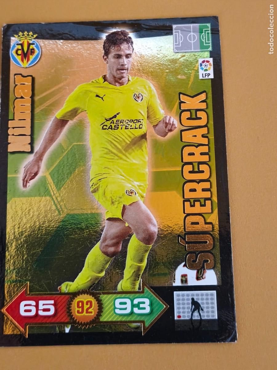 Cromos de f&uacute;tbol: nilmar, adrenalyn 2010 11 supercrack - Foto 1