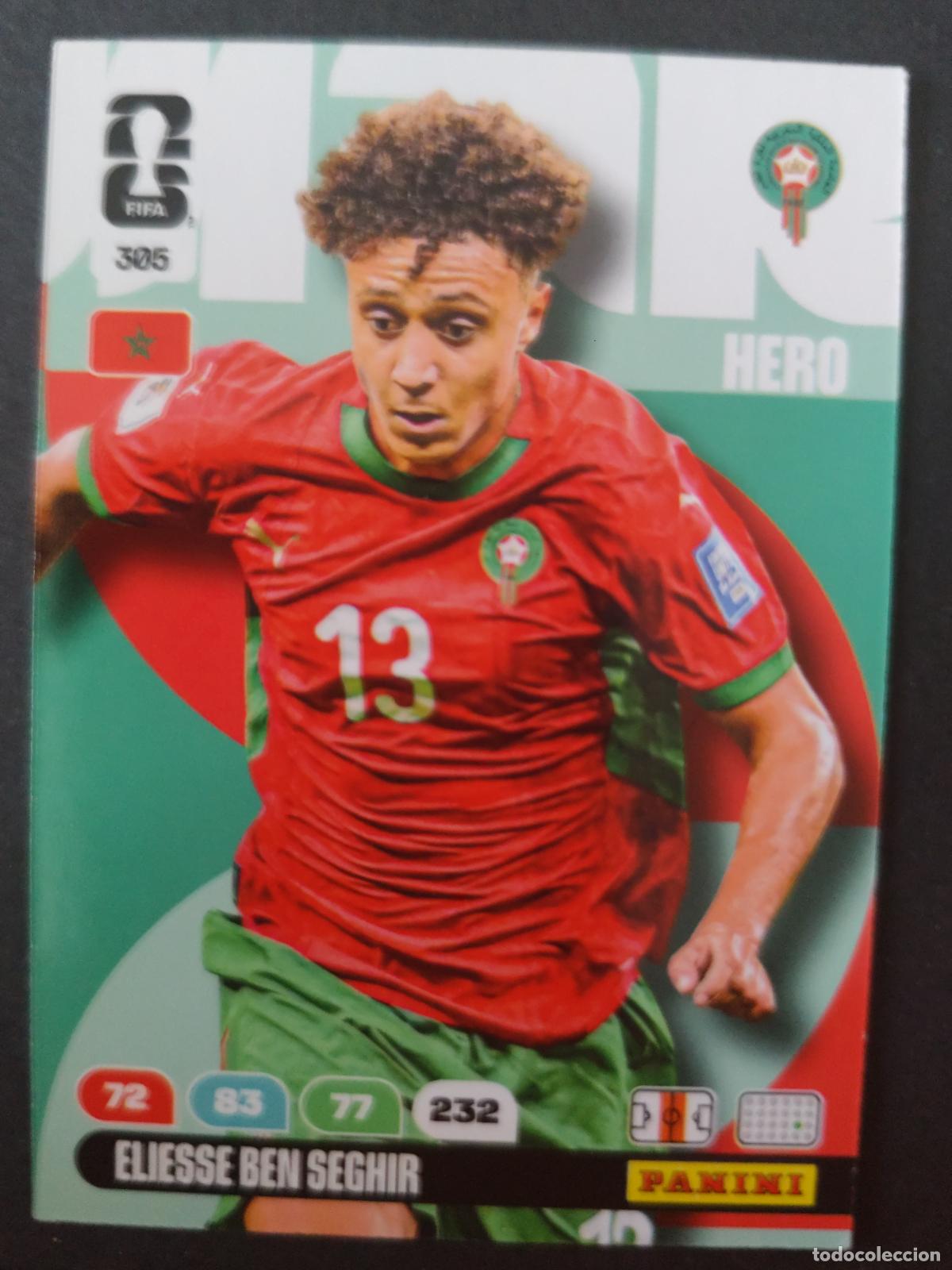 Cromos de F&uacute;tbol: 305 ELIESSE BEN SEGHIR MARRUECOS ADRENALYN MUNDIAL FIFA WORLD CUP 2026 PANINI