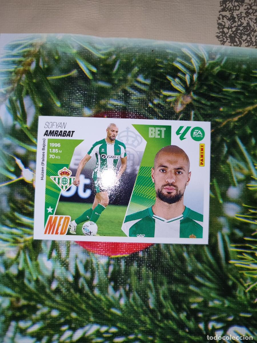 Cromos de F&uacute;tbol: CROMO N&Uacute;MERO 55 &Uacute;LTIMO FICHAJE AMRABAT BETIS. LIGA ESTE 25/26. CUARTA EDICI&Oacute;N.