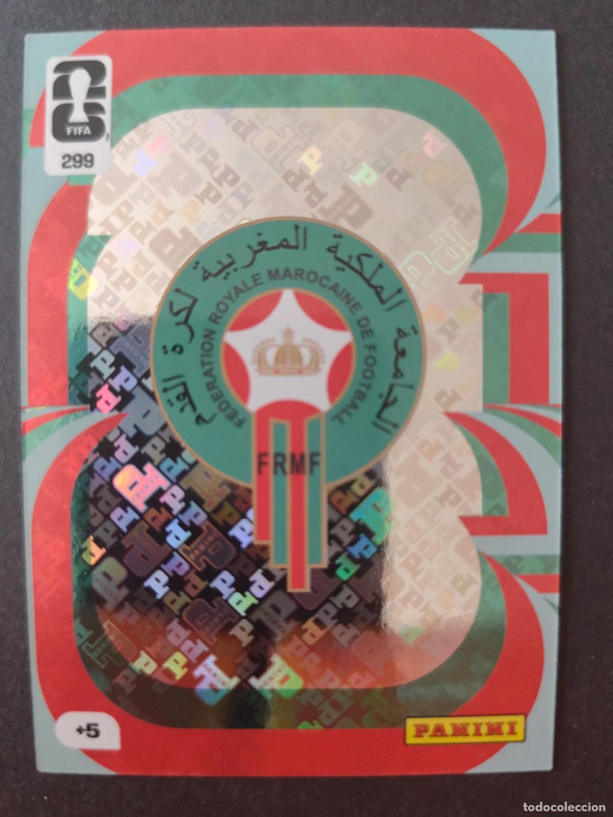 Cromos de F&uacute;tbol: 299 ESCUDO MARRUECOS ADRENALYN MUNDIAL FIFA WORLD CUP 2026 PANINI