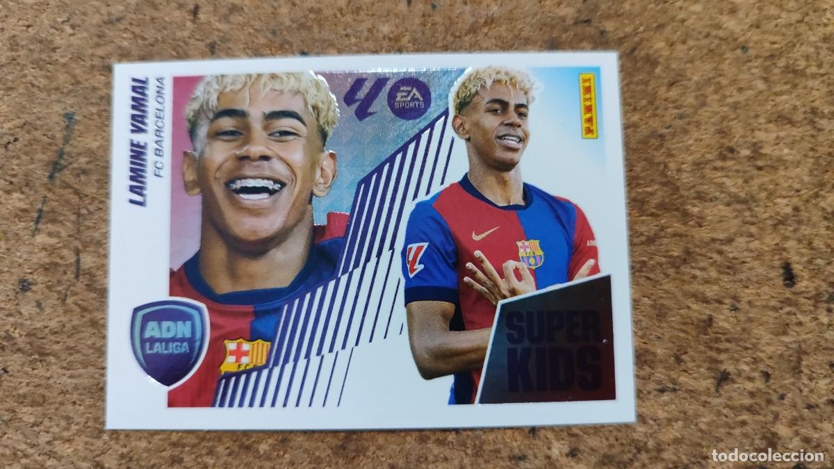 Cromos de F&uacute;tbol: LIGA ESTE 25/26 STICKER ADN SUPER KIDS LAMINE YAMAL FC BARCELONA # 14 PANINI