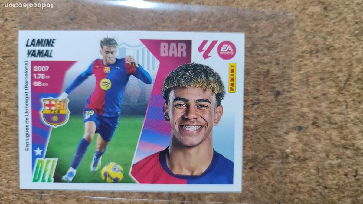 Cromos de F&uacute;tbol: LIGA ESTE 25/26 STICKER LAMINE YAMAL FC BARCELONA ### 19 PANINI