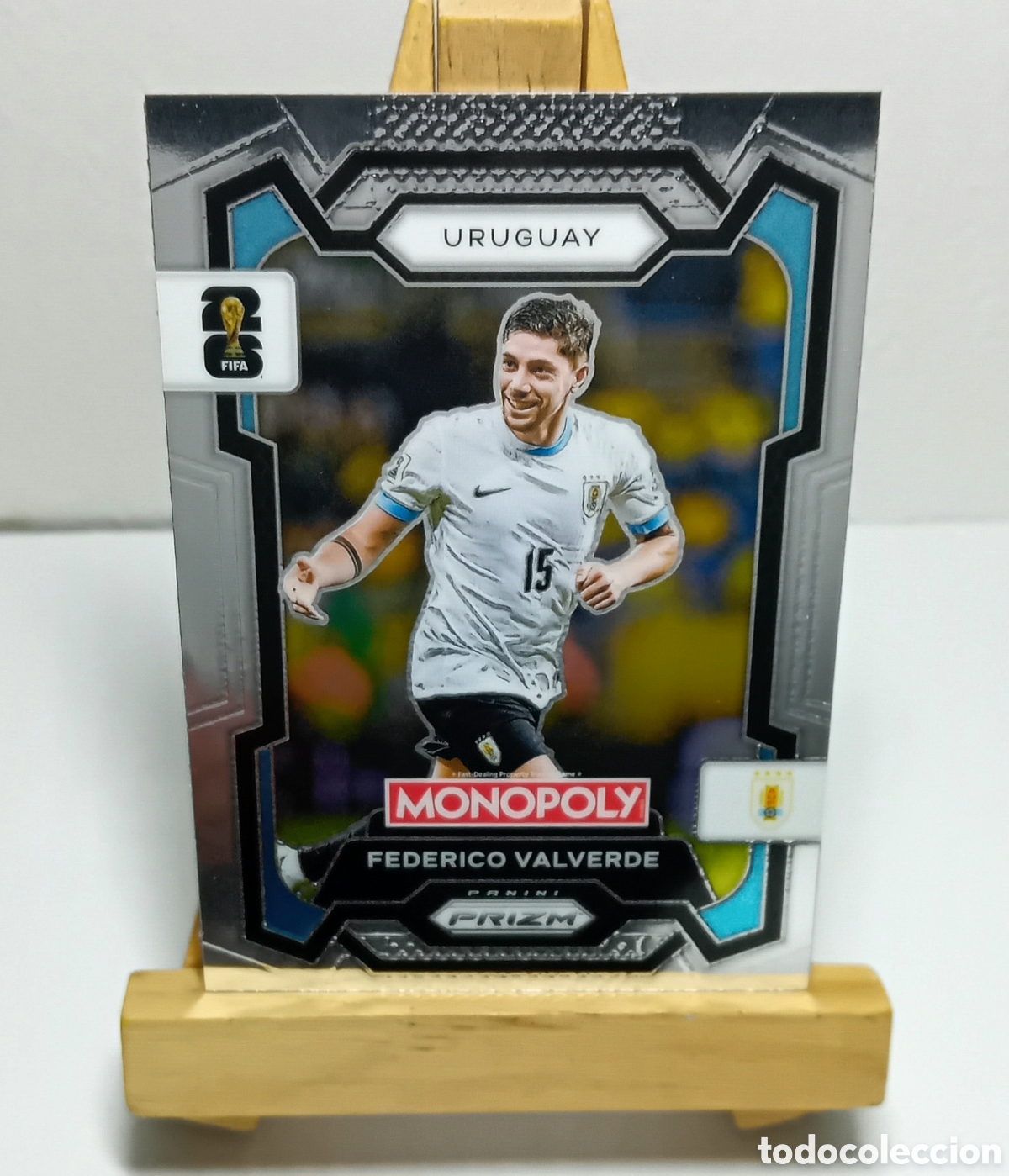 Figurine di Calcio: FEDERICO VALVERDE 2026 URUGUAY MONOPOLY PRIZM PANINI.