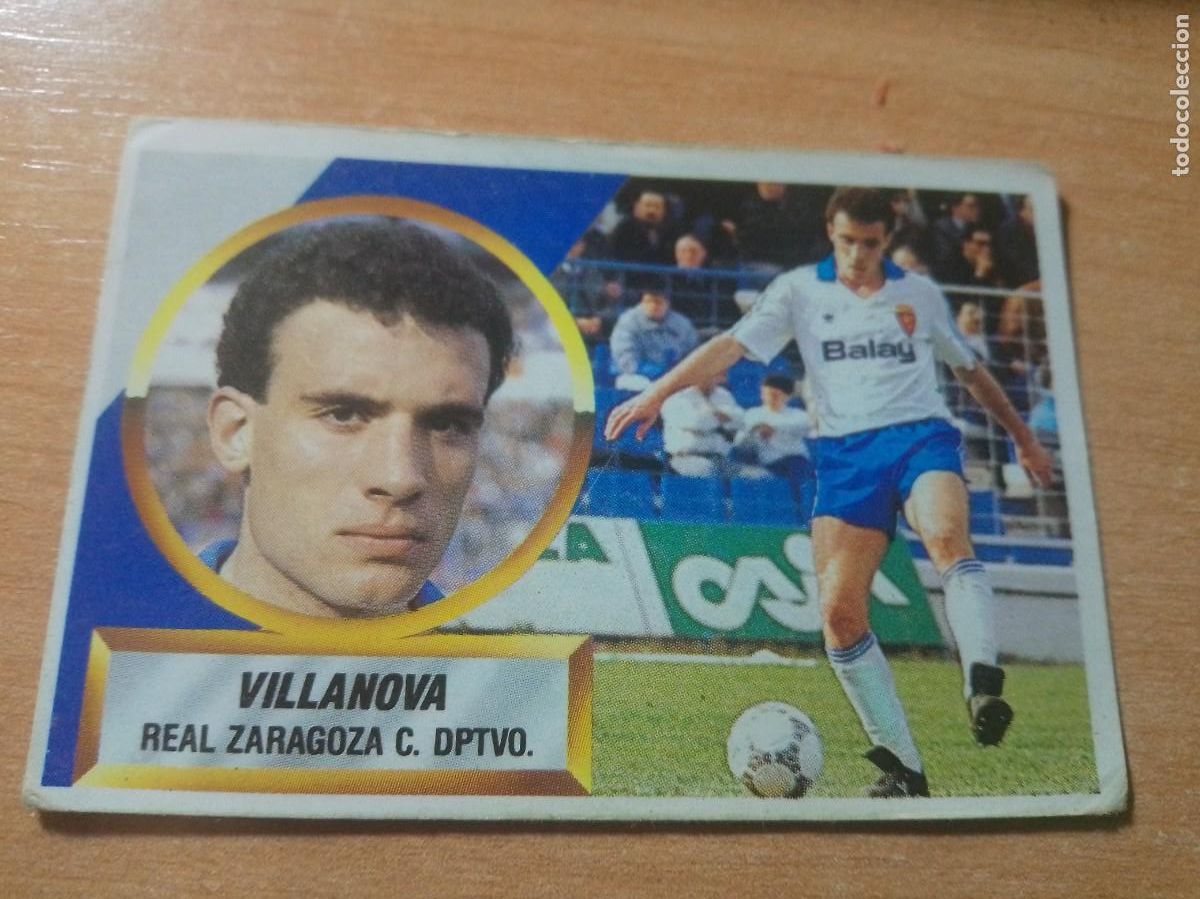 Cromos de F&uacute;tbol: 6 A VILLANOVA DEL ZARAGOZA 88 89 EDICIONES ESTE 1988 1989