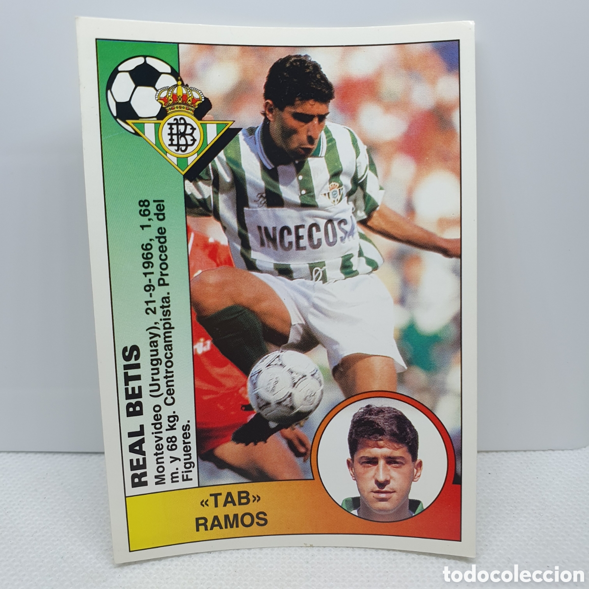 Cromos de F&uacute;tbol: ⚽️ CROMO DE FUTBOL TAB RAMOS BETIS LIGA 94-95 BAR&Ccedil;A PANINI ALBUM - ESTAMPAS ADHESIVAS - CARTAS -CARD