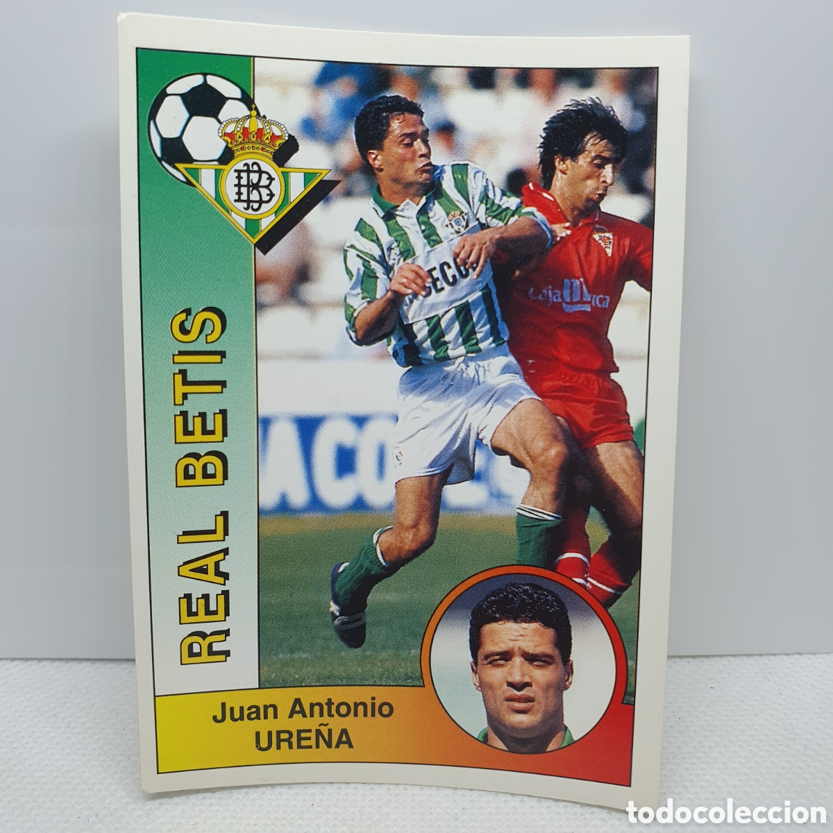 Cromos de F&uacute;tbol: ⚽️ CROMO DE FUTBOL URE&Ntilde;A BETIS LIGA 94-95 BAR&Ccedil;A PANINI ALBUM - ESTAMPAS ADHESIVAS - CARTAS - TARJETA