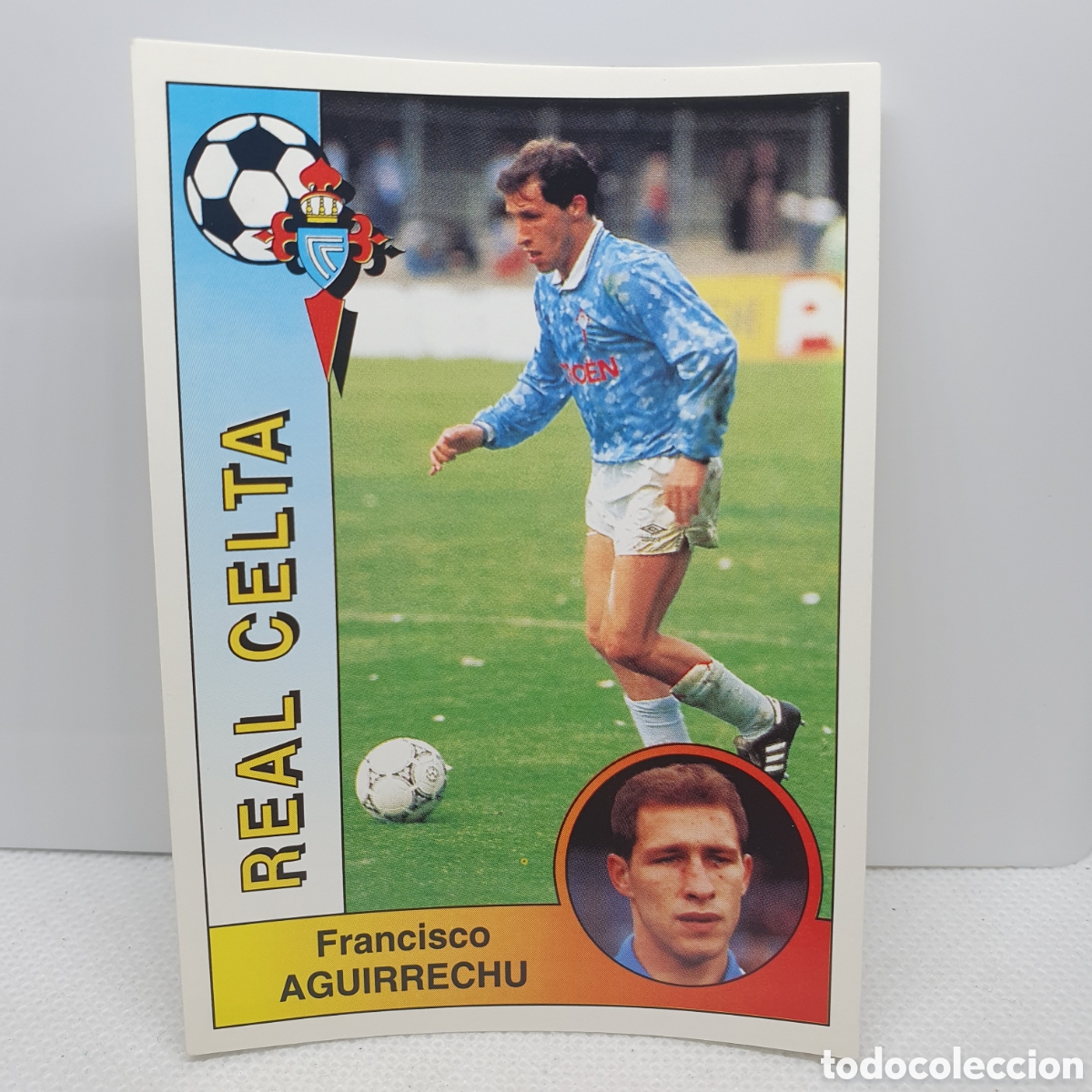 Figurine di Calcio: ⚽️ CROMO DE FUTBOL AGUIRRECHU CELTA LIGA 94-95 BAR&Ccedil;A PANINI ALBUM - ESTAMPAS ADHESIVAS - CARTAS