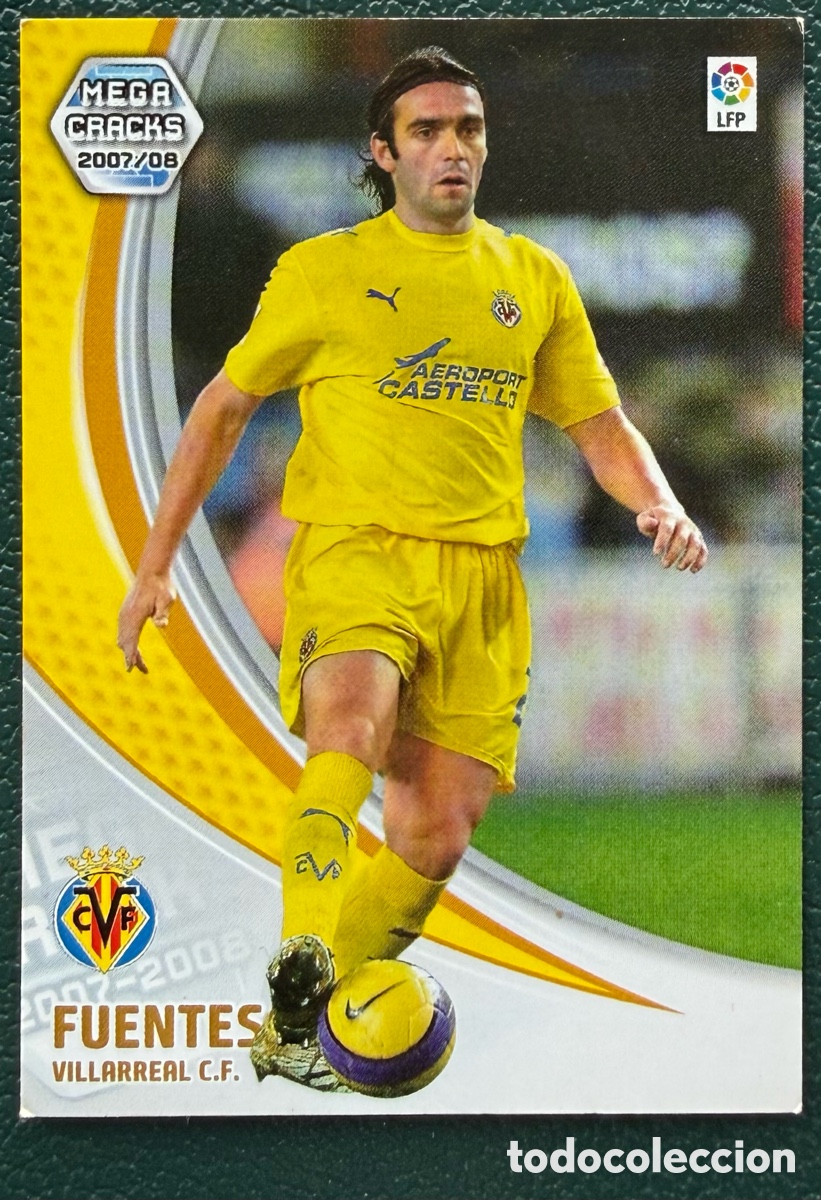 Cromos de F&uacute;tbol: 329 FUENTES VILLARREAL CF FICHAS ALBUM MEGACRACKS 2007 2008 07 08