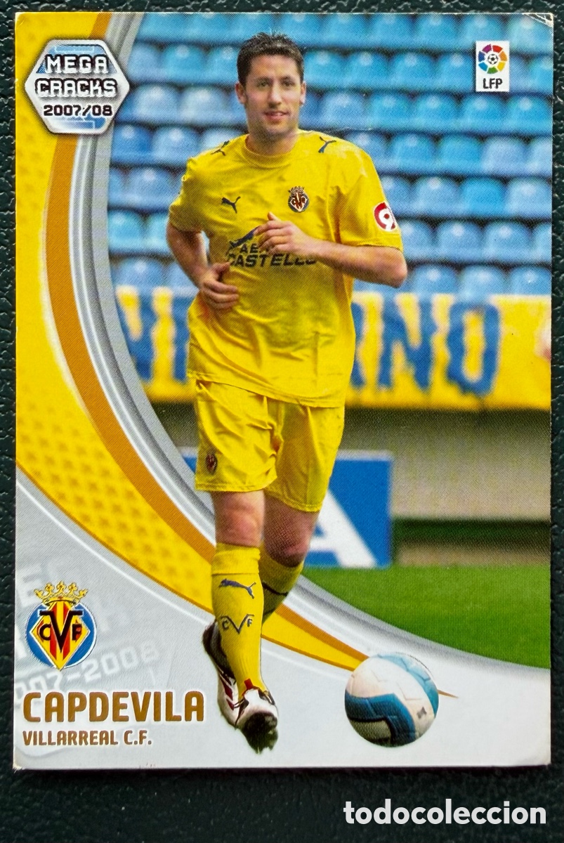 Cromos de F&uacute;tbol: 447 CAPDEVILA VILLARREAL CF FICHAS ALBUM MEGACRACKS 2007 2008 07 08
