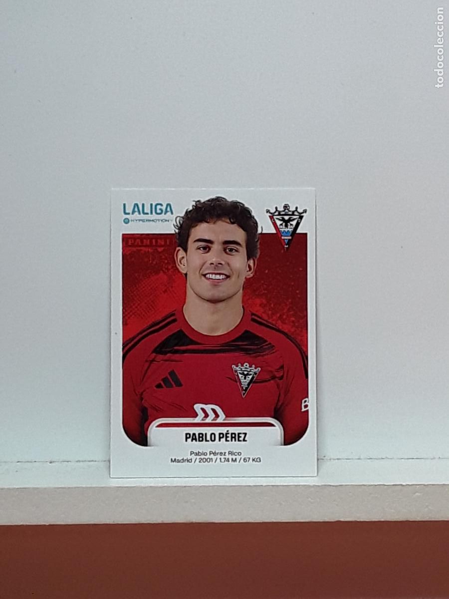 Cromos de F&uacute;tbol: LALIGA HYPERMOTION 2025 2026 25 26 ALBUM PANINI LIGA N 315B 315 B MIRANDES PABLO PEREZ