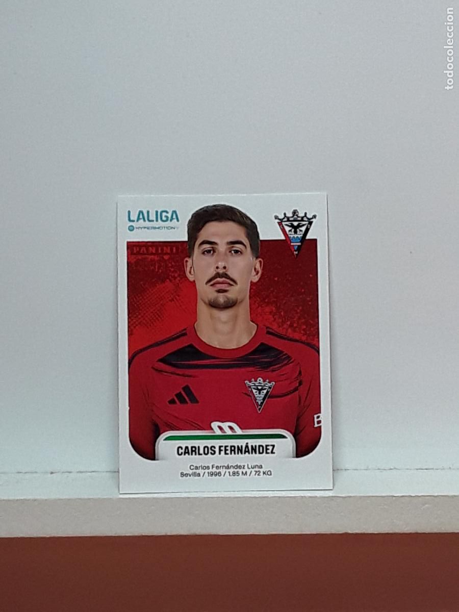 Cromos de F&uacute;tbol: LALIGA HYPERMOTION 2025 2026 25 26 ALBUM PANINI LIGA N 321 MIRANDES CARLOS FERNANDEZ