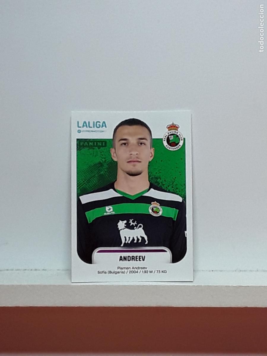 Cromos de F&uacute;tbol: LALIGA HYPERMOTION 2025 2026 25 26 ALBUM PANINI LIGA N 328 RACING SANTANDER ANDREEV PLAMEN