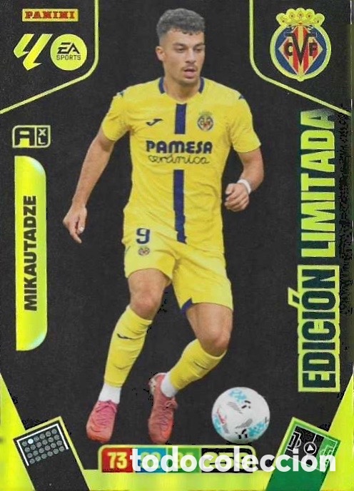 Cartes &agrave; collectionner de Football: MIKAUTADZE -EDICION LIMITADA- (VILLARREAL) ADRENALYN XL LIGA 2025/26 (PANINI)