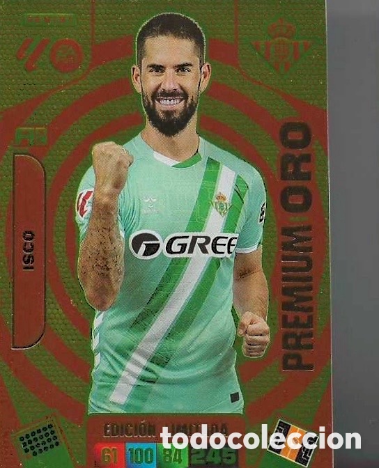 Fu&szlig;ball-Sticker: ISCO -PREMIUM ORO- (R. BETIS) - ADRENALYN XL 2025/26 (PANINI)