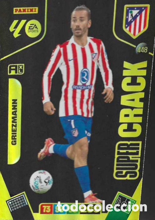 Fu&szlig;ball-Sticker: 448.- GRIEZMANN -SUPER CRACK- (ATL. MADRID) ADRENALYN XL LIGA 2025/26 (PANINI)