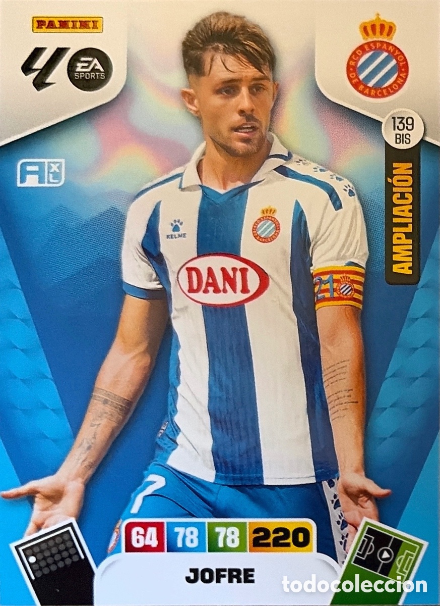 Cartes &agrave; collectionner de Football: 139. BIS- JOFRE (ESPANYOL) ADRENALYN XL LIGA 2025/26 (PANINI)