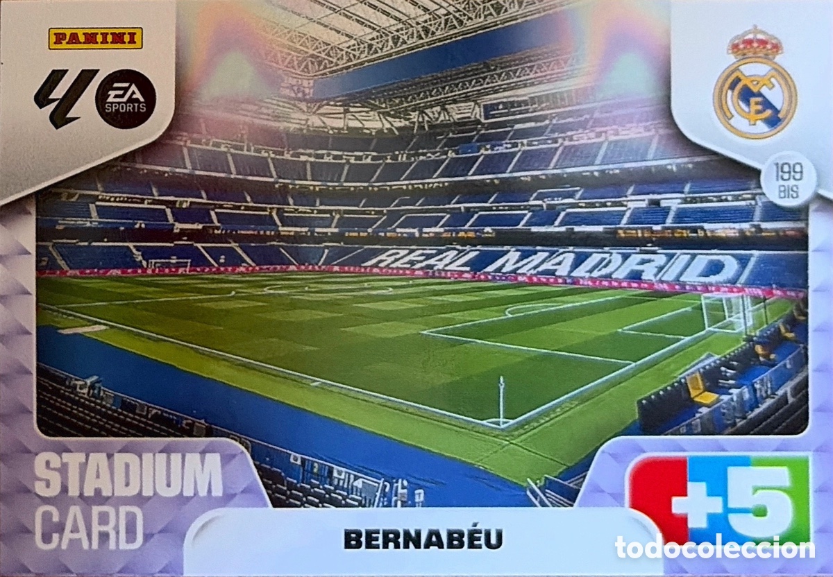 Cromos de F&uacute;tbol: 199.BIS- BERNABEU (R. MADRID) ADRENALYN XL LIGA 2025/26 (PANINI)