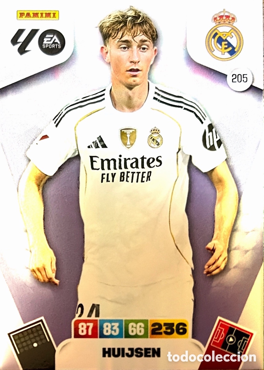 Cromos de F&uacute;tbol: 205.- HUIJSEN (R. MADRID) ADRENALYN XL LIGA 2025/26 (PANINI)