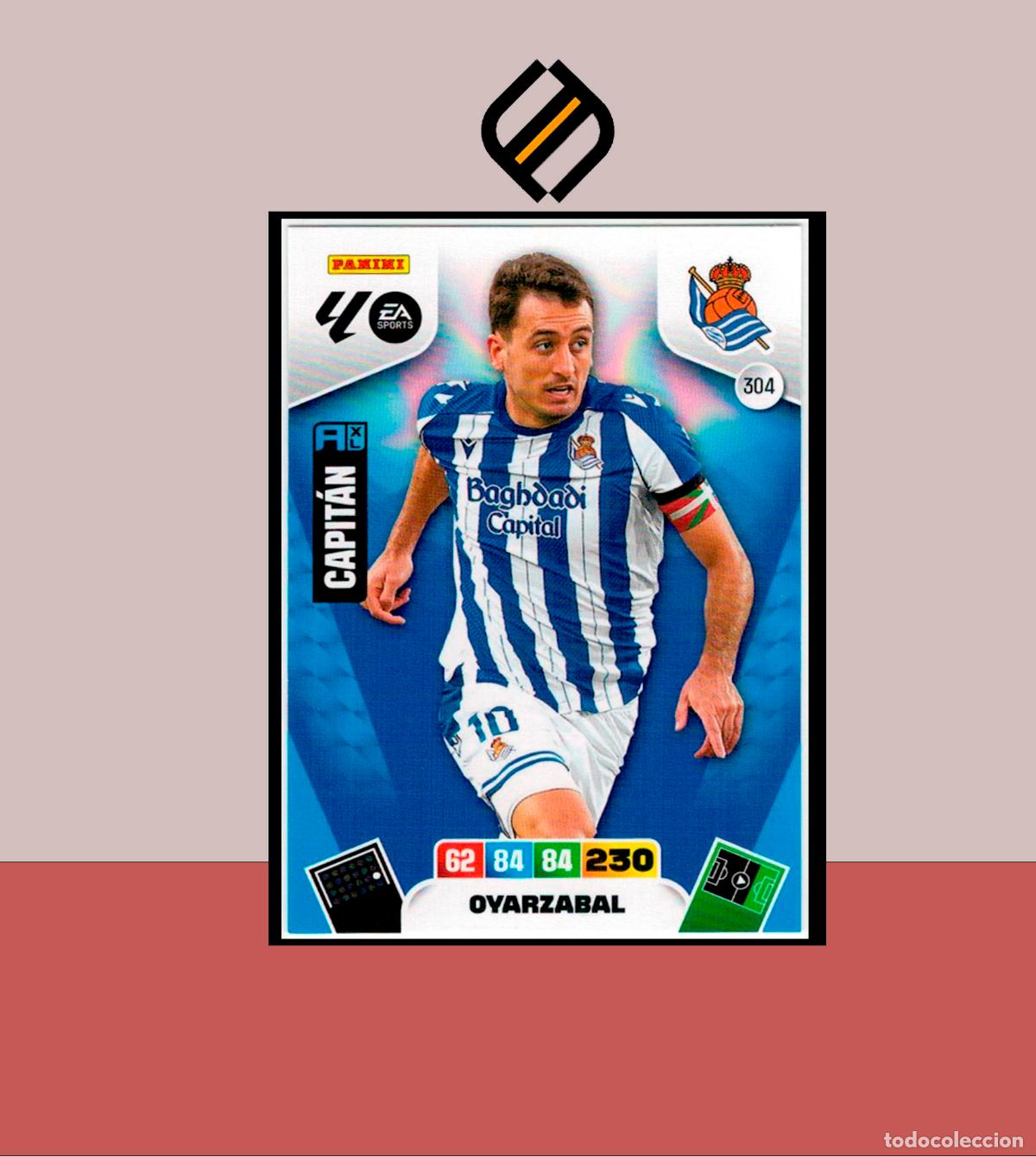 Cromos de F&uacute;tbol: ADRENALYN XL 2025 2026 PANINI N&ordm; 304 OYARZABAL CAPIT&Aacute;N REAL SOCIEDAD CARD ALBUM COLECCI&Oacute;N LIGA