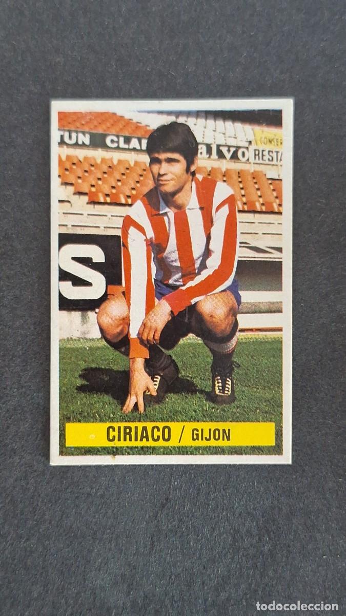 Cromos de F&uacute;tbol: L2 CIRIACO SPORTING DE GIJON LIGA ESTE 1974 1975 74 75 RECUPERADO DESPEGADO