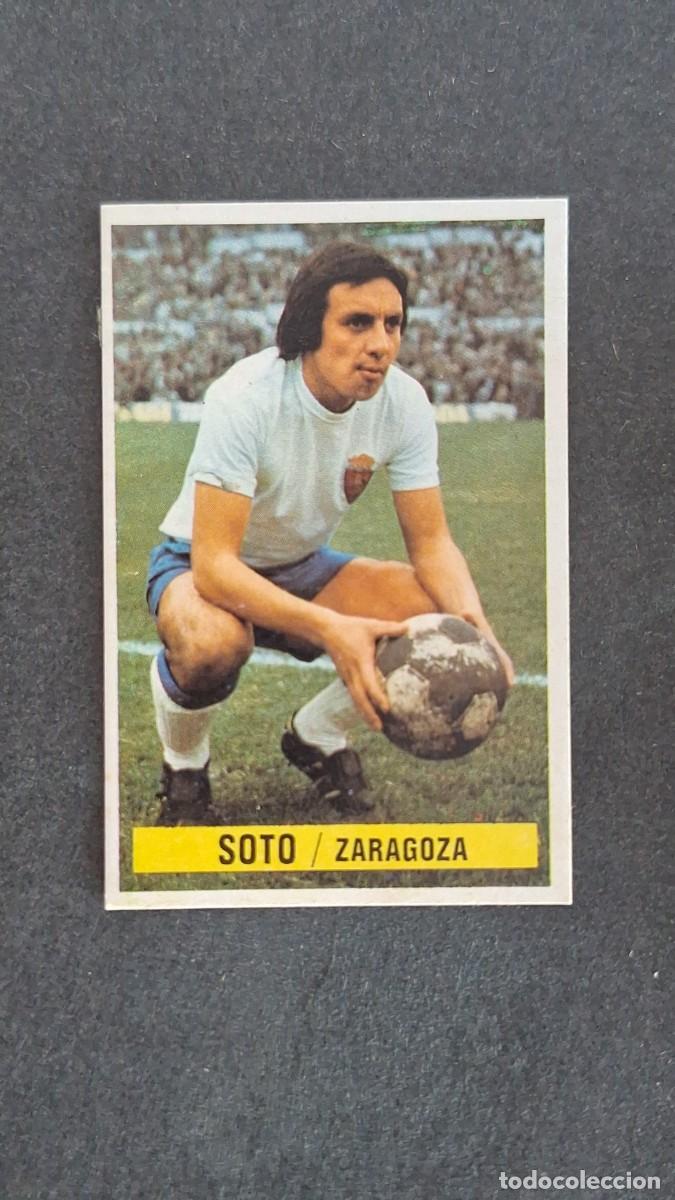 Cromos de F&uacute;tbol: L2 SOTO REAL ZARAGOZA LIGA ESTE 1974 1975 74 75 RECUPERADO DESPEGADO