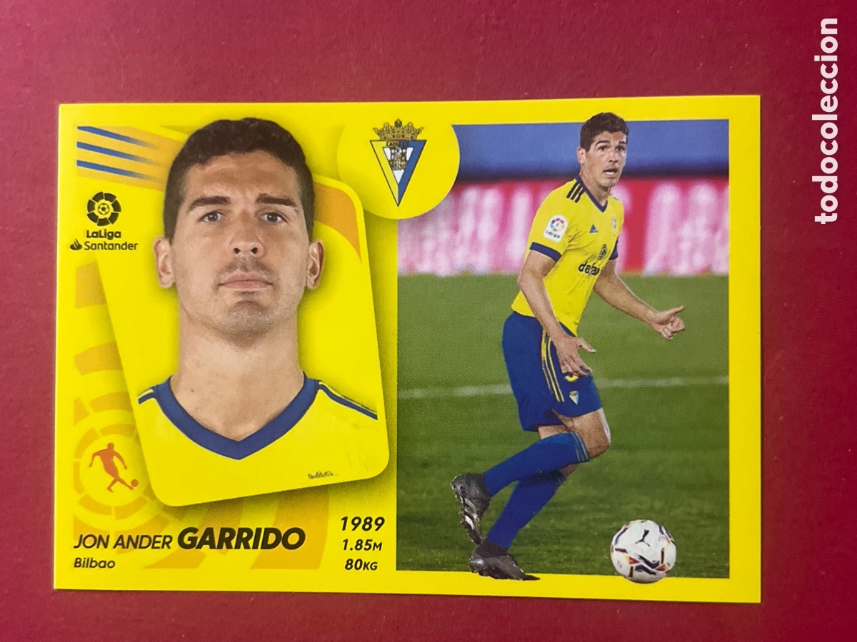 Cromos de F&uacute;tbol: C2235. 15A C&aacute;diz CF, Jon Ander Garrido, Liga Este Panini 2021 2022 21 22, 15 A