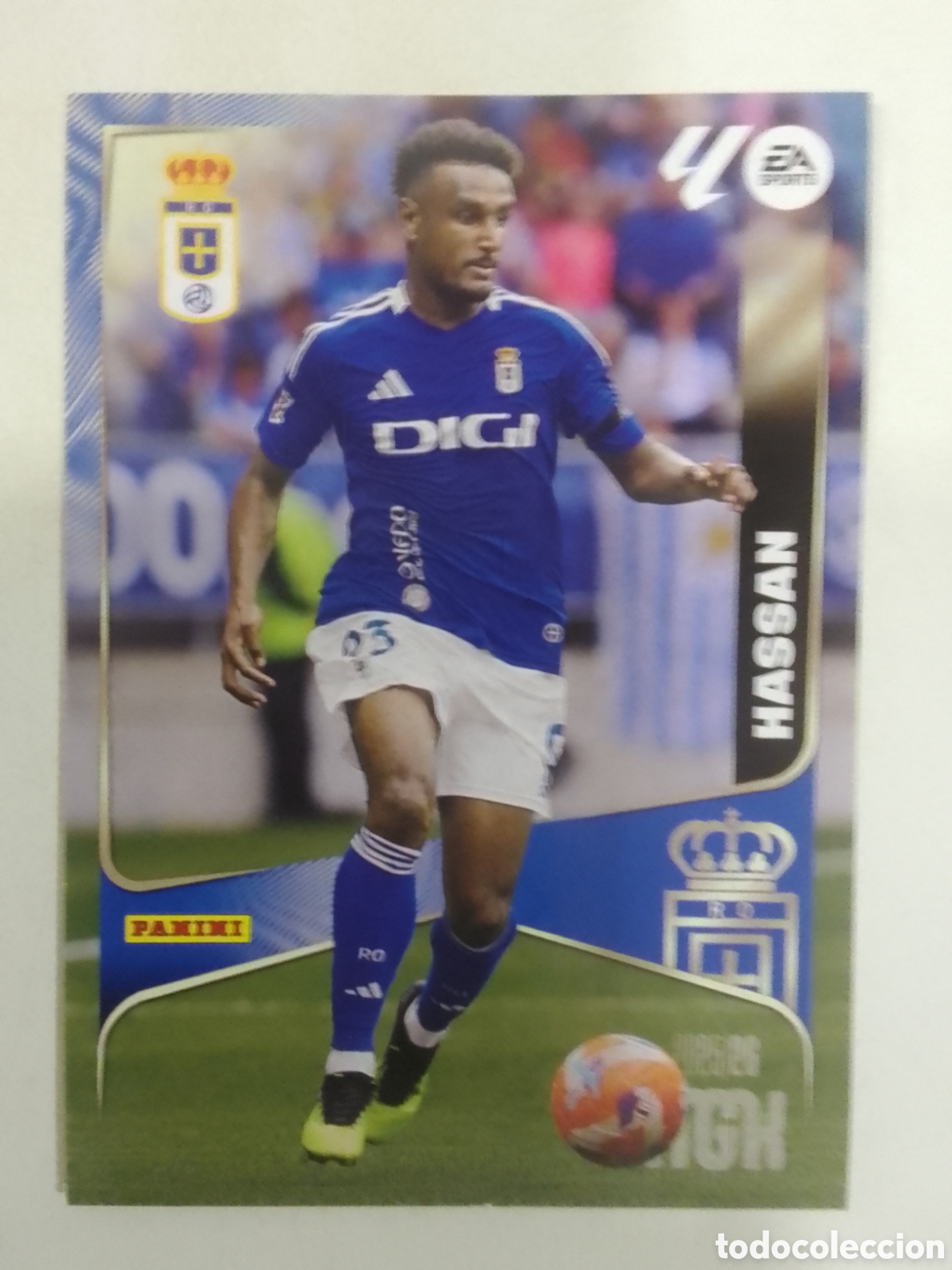 Football Stickers: Megacracks 2025/26 n&deg; 285 Hassan &bull; Oviedo.
