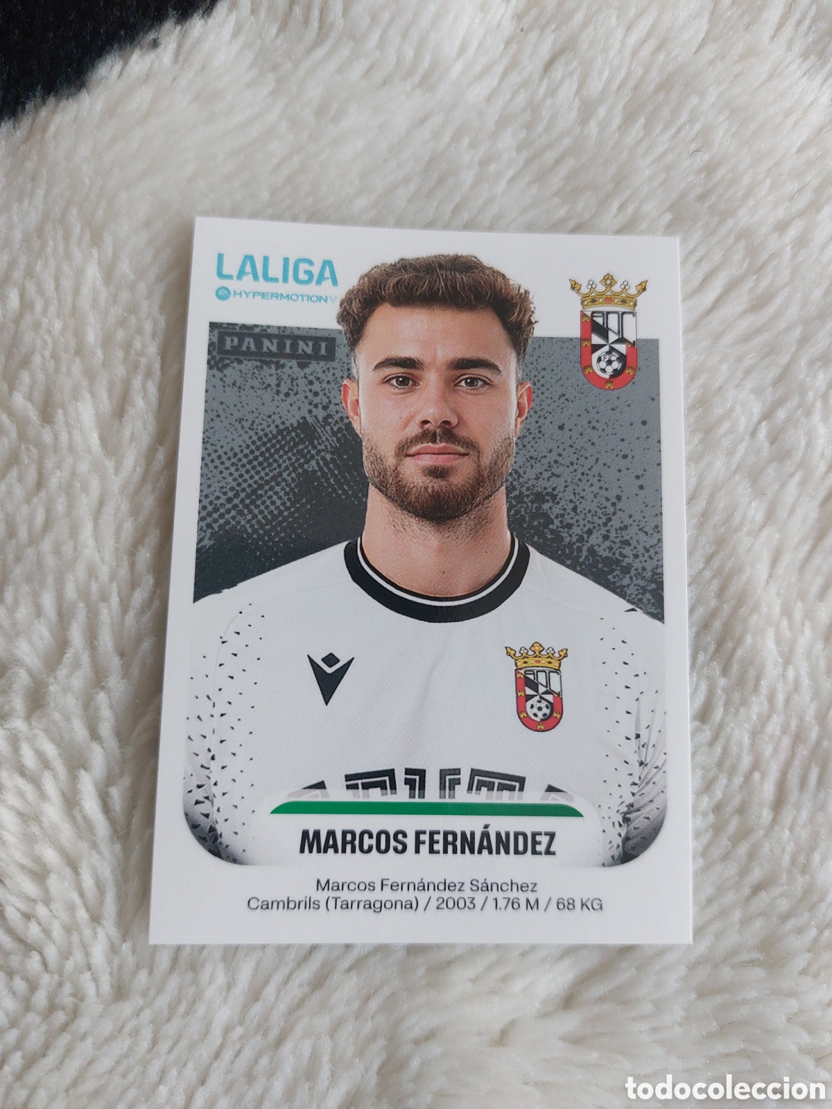 Cartes &agrave; collectionner de Football: 134 A 134A MARCOS FERNANDEZ CEUTA PANINI LIGA HYPERMOTION 25 26 2025 2026