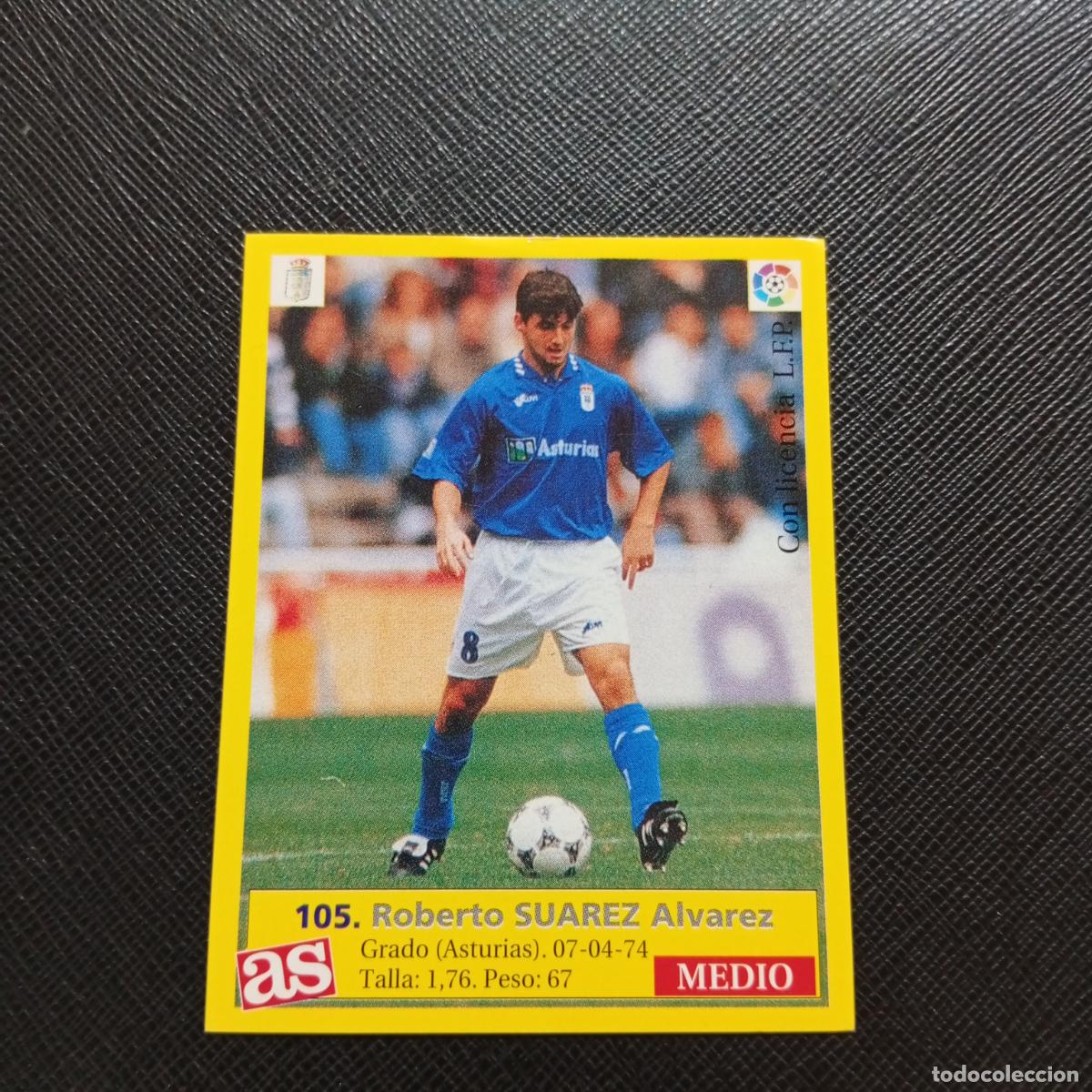 Cromos de F&uacute;tbol: 105 SUAREZ OVIEDO AS 1995 1996 CROMO FUTBOL LIGA 95 96 - SIN PEGAR - A31 PG487