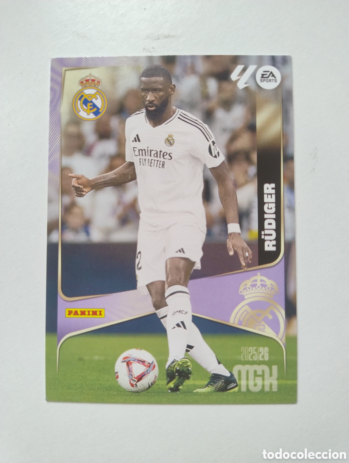Figurine di Calcio: 223 - Rudiger - Real Madrid - Megacracks 2025 - 2026