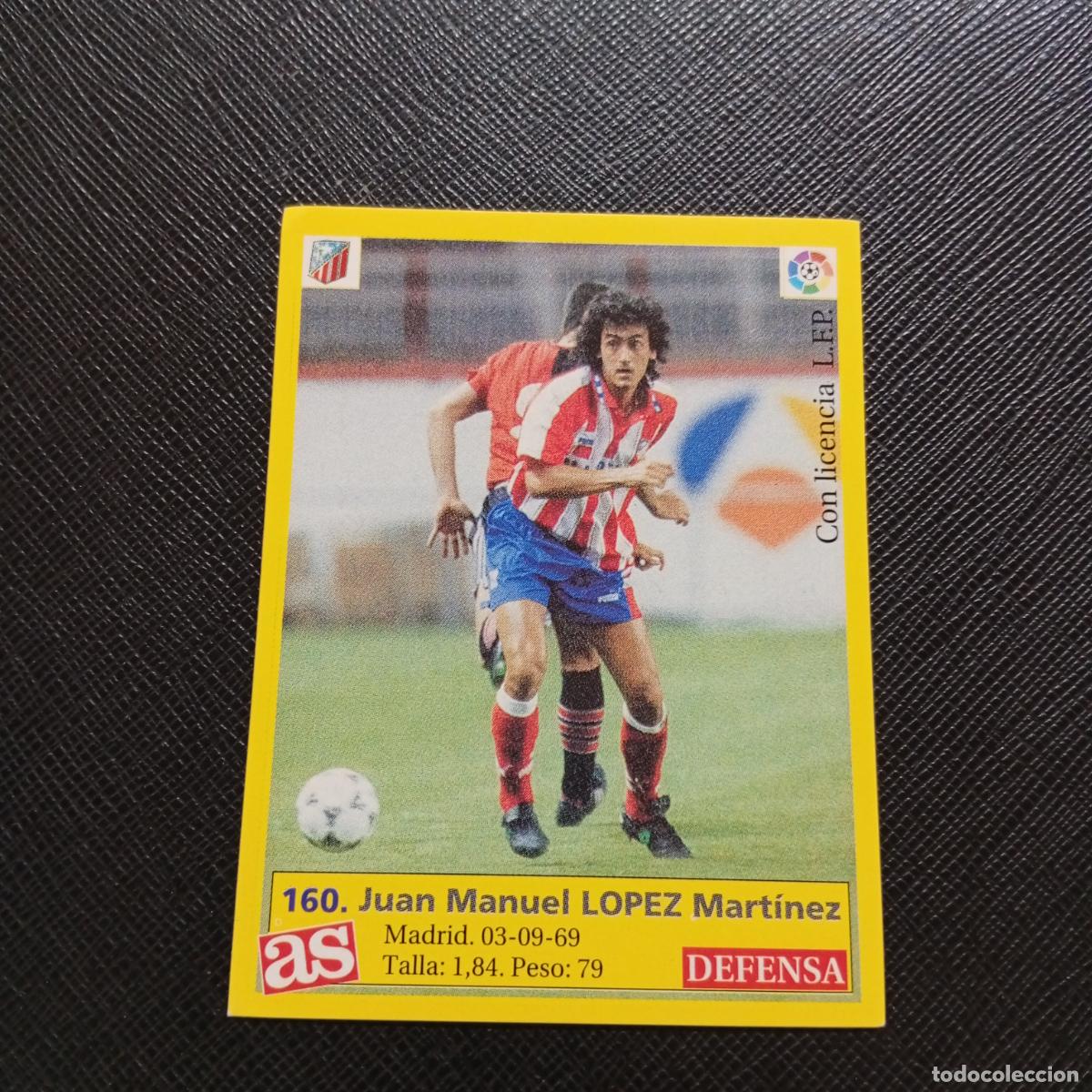 Figurine di Calcio: 160 LOPEZ AT MADRID AS 1995 1996 CROMO FUTBOL LIGA 95 96 - SIN PEGAR - A31 PG514