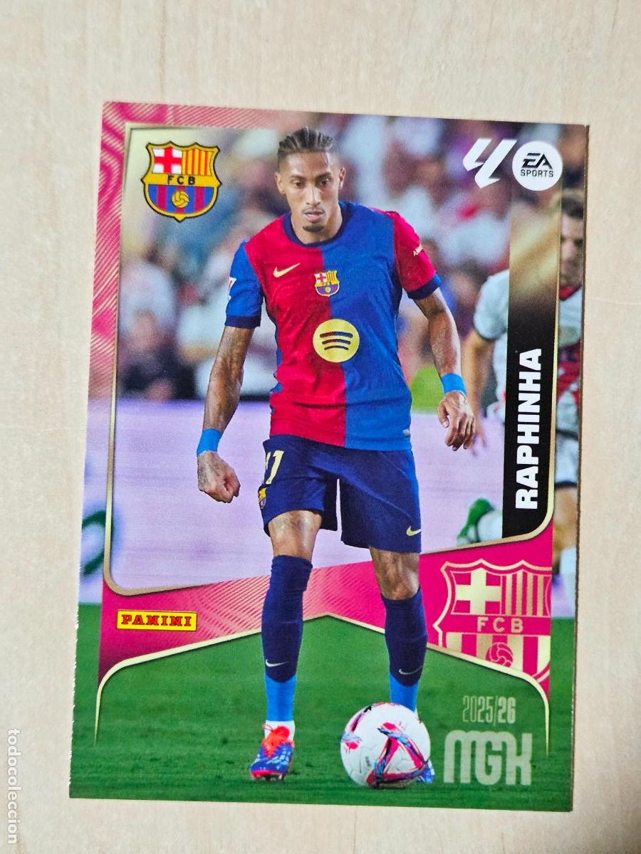 Cromos de F&uacute;tbol: CROMO N&ordm; 90 RAPHINHA - MEGACRACKS 2025 26 - BARCELONA