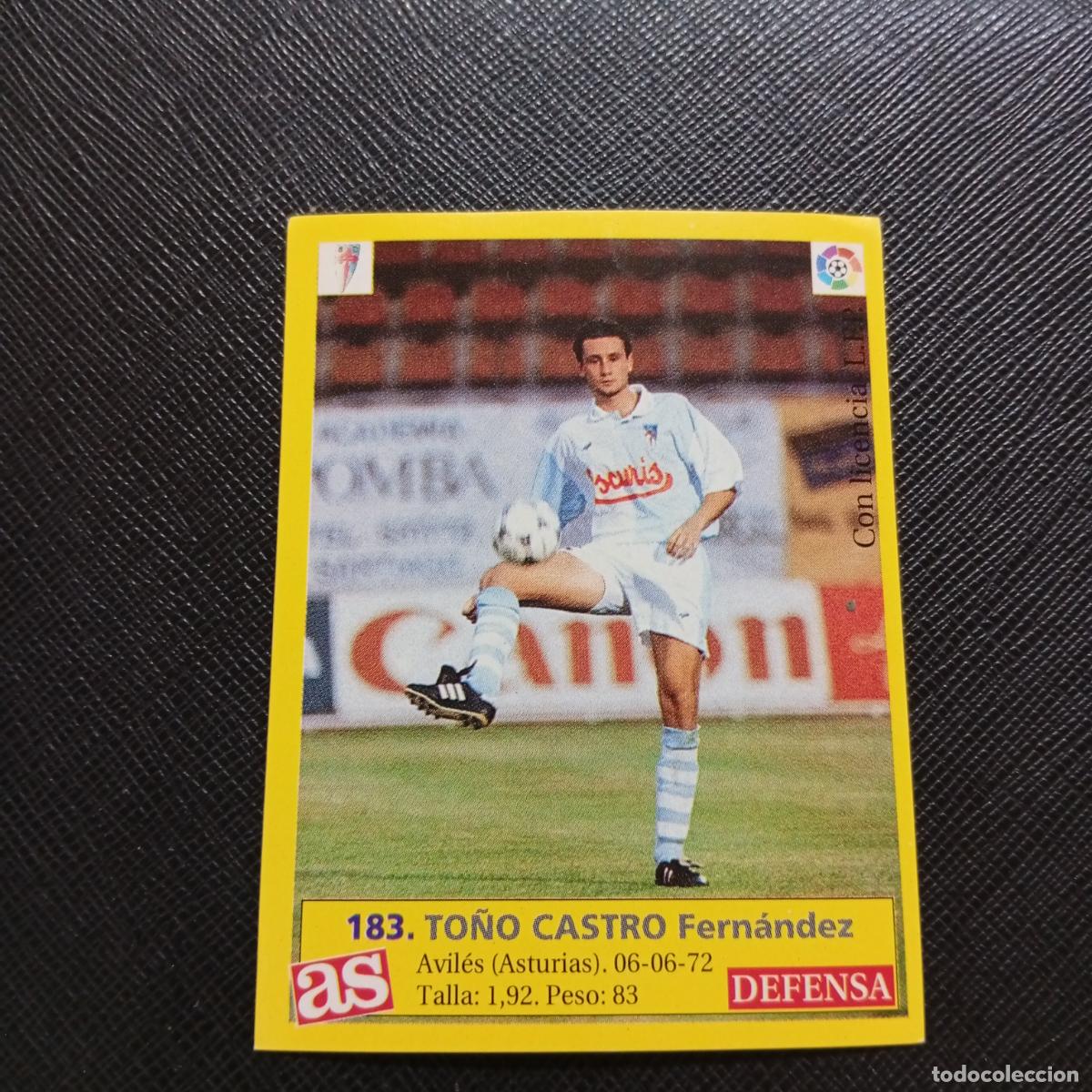 Figurine di Calcio: 183 TO&Ntilde;O CASTRO COMPOSTELA AS 1995 1996 CROMO FUTBOL LIGA 95 96 - SIN PEGAR - A31 PG532