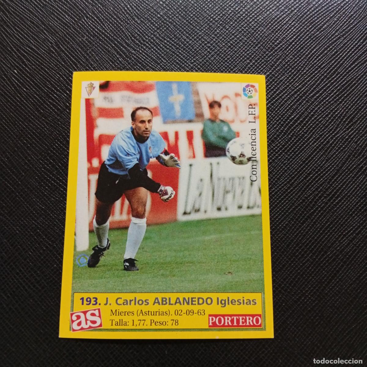Figurine di Calcio: 193 ABLANEDO SPORTING GIJON AS 1995 1996 CROMO FUTBOL LIGA 95 96 - SIN PEGAR - A17 PG10