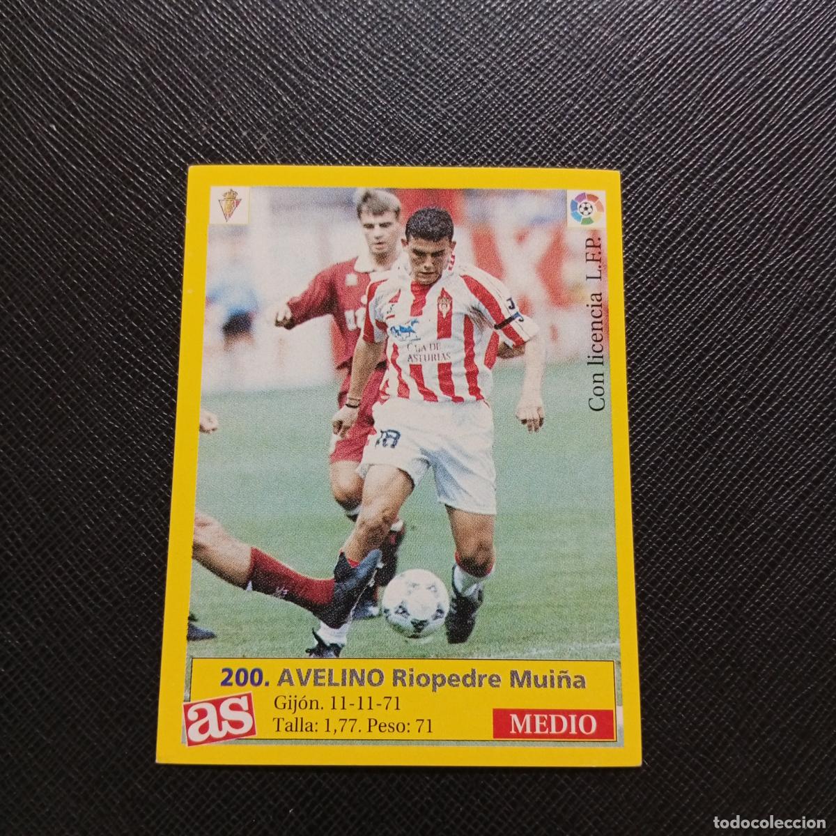 Football Stickers: 200 AVELINO SPORTING GIJON AS 1995 1996 CROMO FUTBOL LIGA 95 96 - SIN PEGAR - A17 PG10