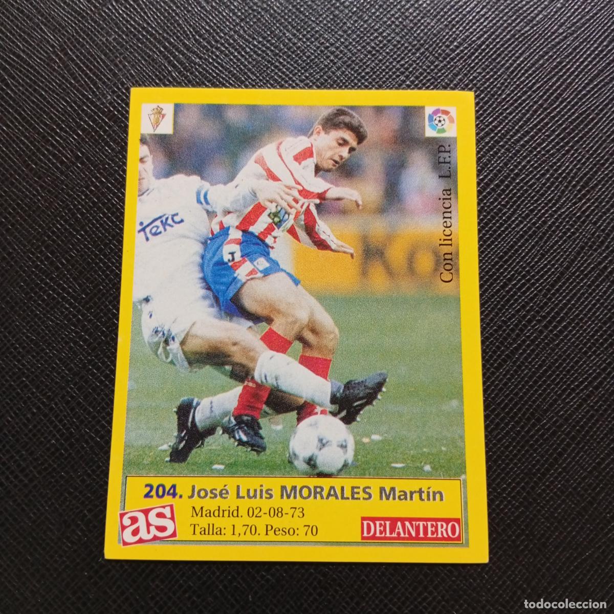 Cromos de F&uacute;tbol: 204 MORALES SPORTING GIJON AS 1995 1996 CROMO FUTBOL LIGA 95 96 - SIN PEGAR - A17 PG28