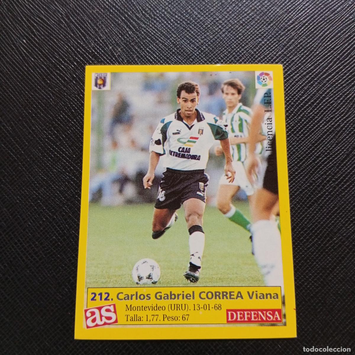 Cromos de F&uacute;tbol: 212 CORREA MERIDA AS 1995 1996 CROMO FUTBOL LIGA 95 96 - SIN PEGAR - A17 PG46