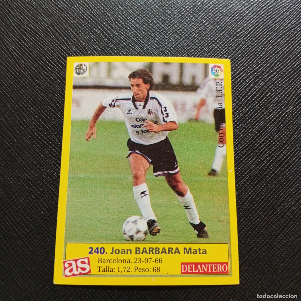 Cromos de F&uacute;tbol: 240 BARBARA SALAMANCA AS 1995 1996 CROMO FUTBOL LIGA 95 96 - SIN PEGAR - A17 PG91 B