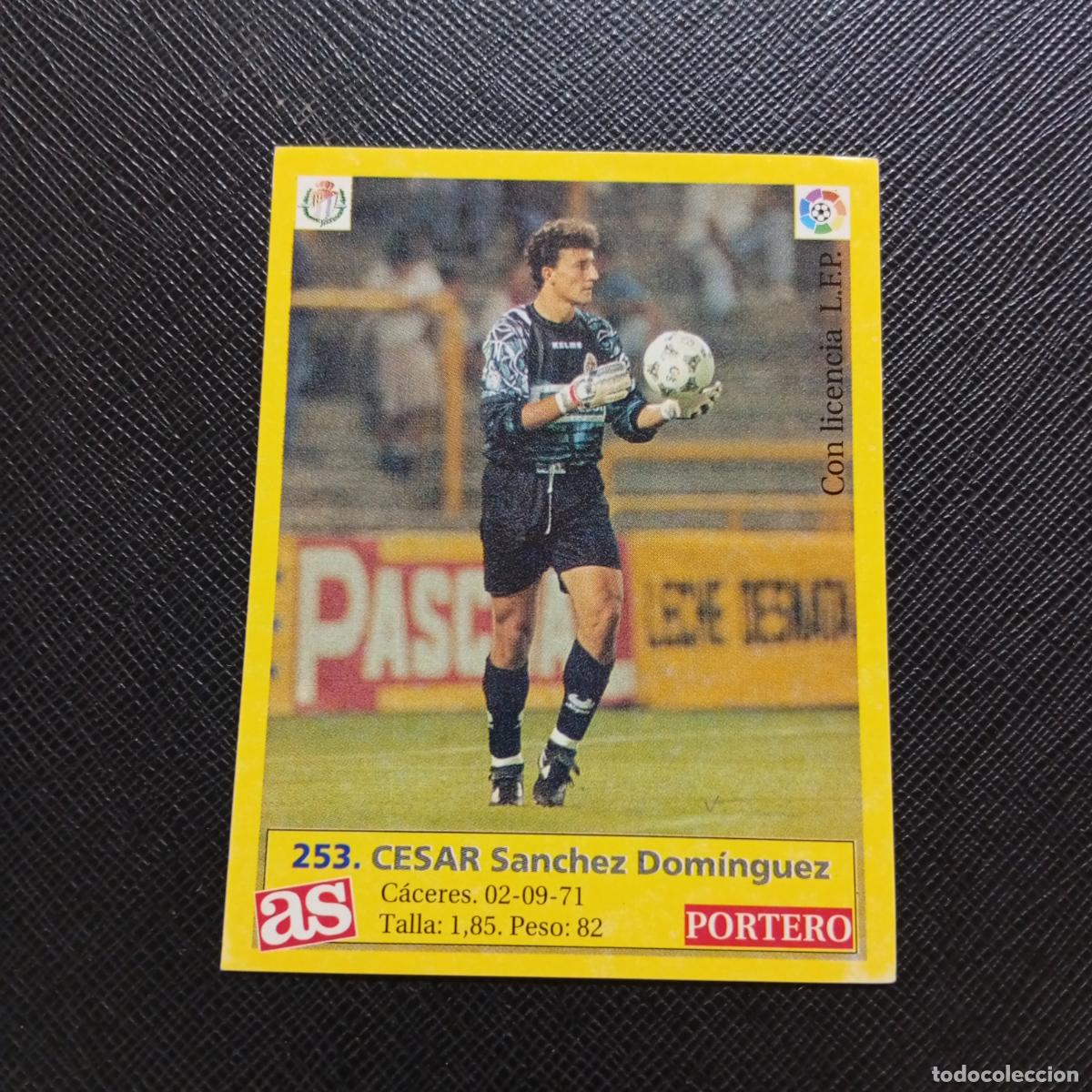 Cromos de F&uacute;tbol: 253 CESAR SACHEZ VALLADOLID AS 1995 1996 CROMO FUTBOL LIGA 95 96 - SIN PEGAR - A17 PG82