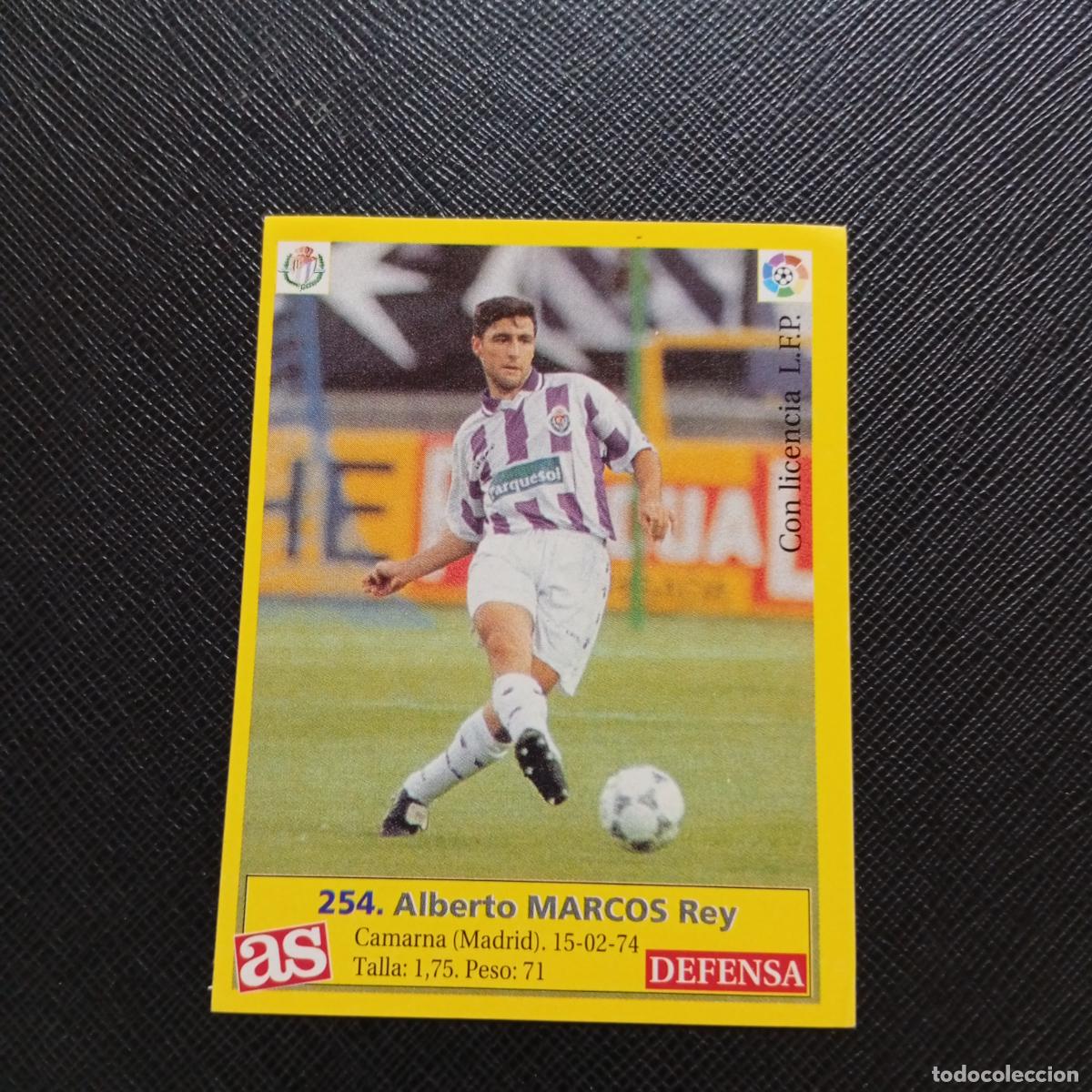 Cromos de F&uacute;tbol: 254 MARCOS VALLADOLID AS 1995 1996 CROMO FUTBOL LIGA 95 96 - SIN PEGAR - A17 PG91 B
