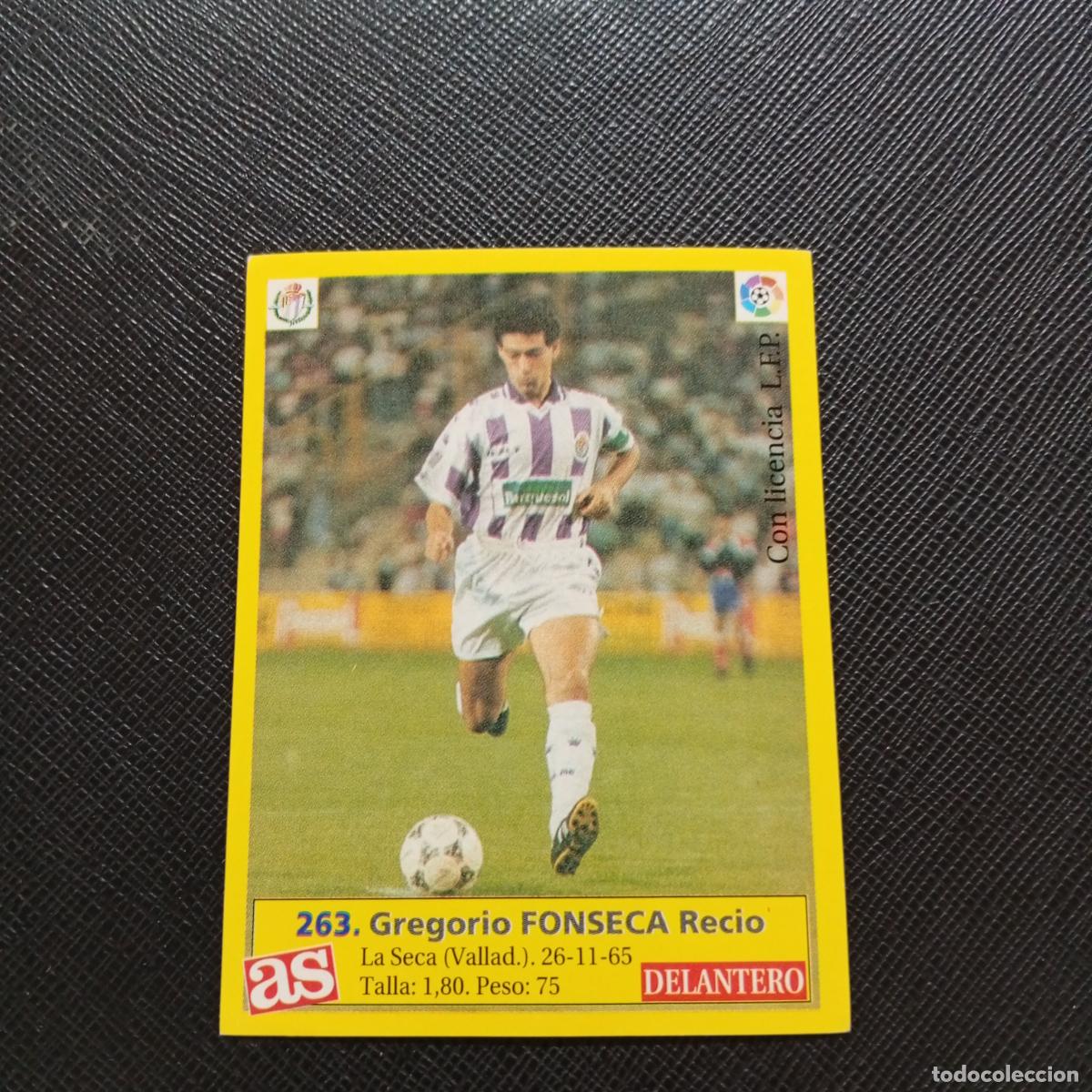 Cromos de F&uacute;tbol: 263 FONSECA VALLADOLID AS 1995 1996 CROMO FUTBOL LIGA 95 96 - SIN PEGAR - A17 PG91