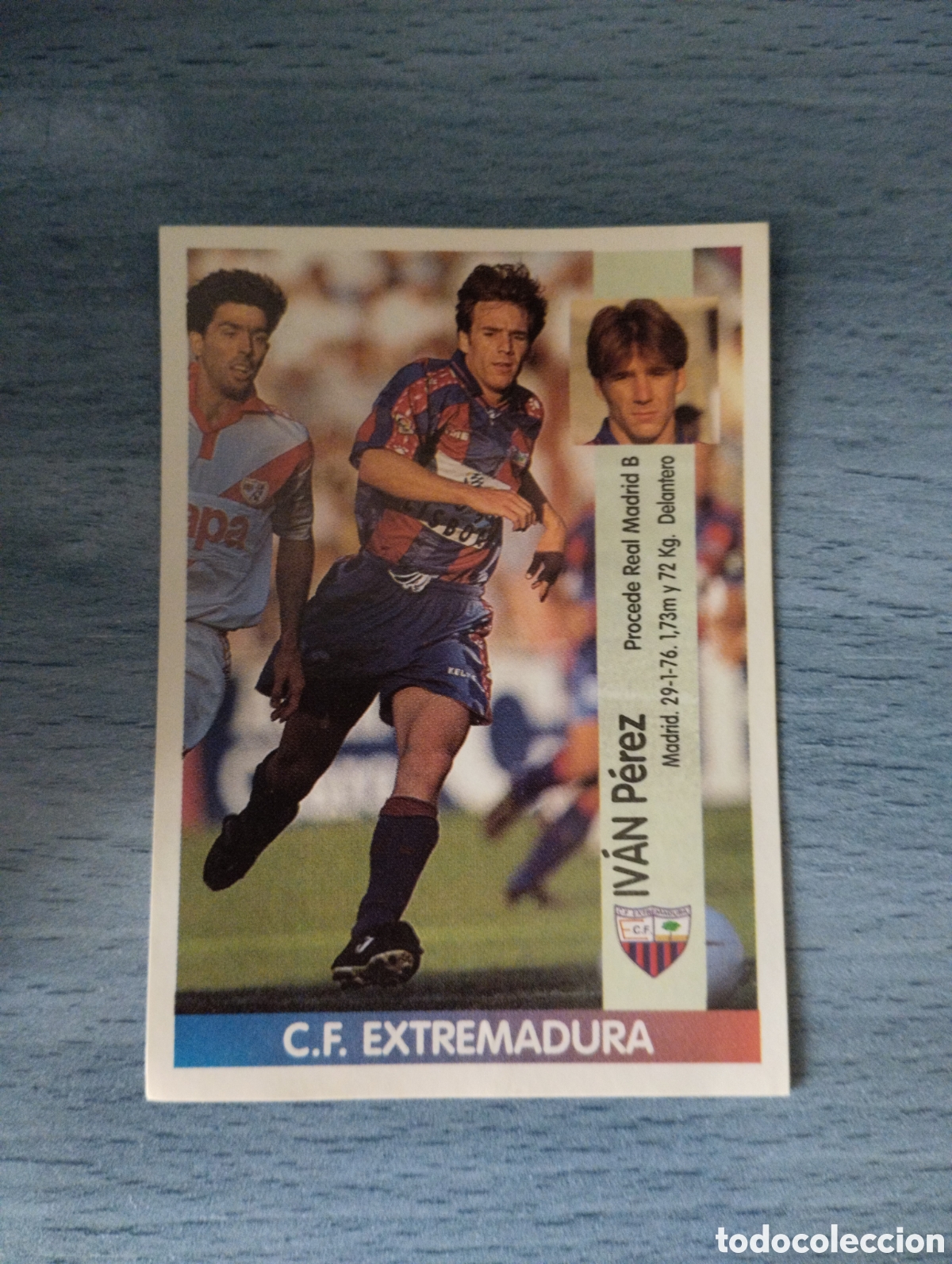 Cromos de F&uacute;tbol: Cromo Panini liga 96 97 coloca 348A Iv&aacute;n Extremadura sin pegar