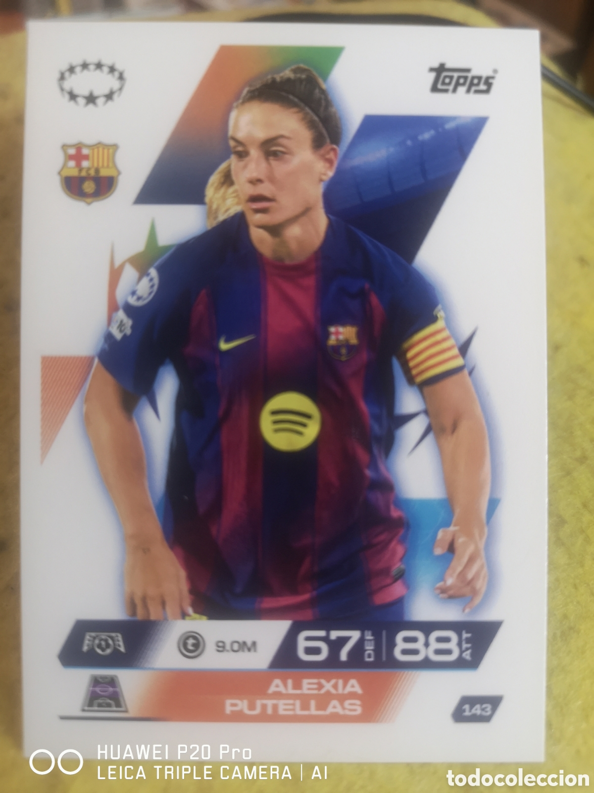 Cromos de F&uacute;tbol: MATCH ATTAX EXTRA 2025 2026 UEFA WOMEN'S ALEXIA PUTELLAS 143 BARCELONA FEMENINO