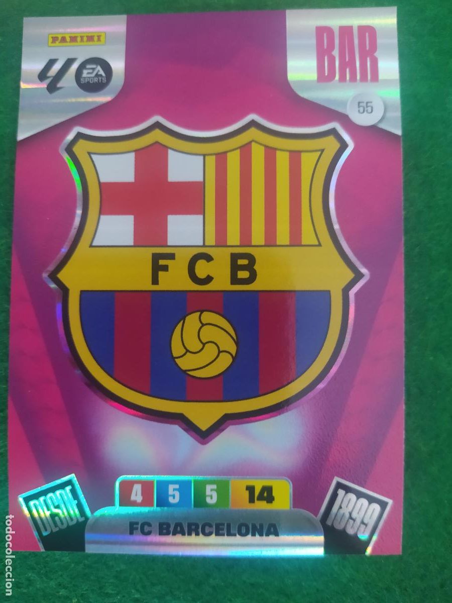 Cromos de F&uacute;tbol: adrenalyn xl 2025 2026 codigo sin activar fc barcelona n&ordm; 55 escudo