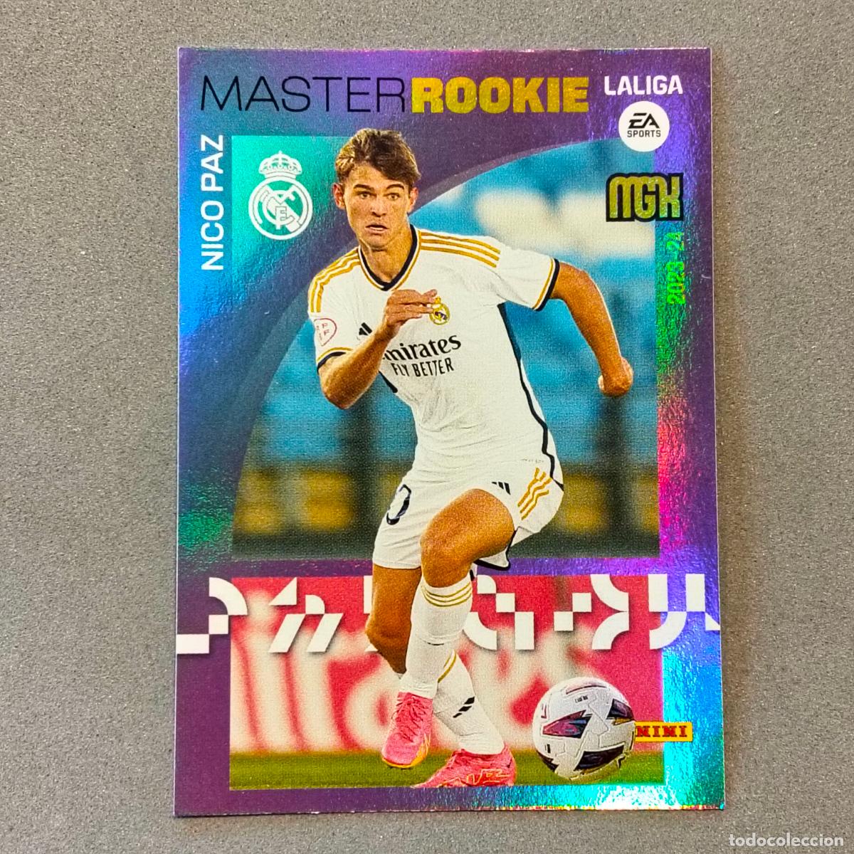 Cromos de F&uacute;tbol: Nico (Nicol&aacute;s) Paz Mart&iacute;nez, Master Rookie, MegaCracks, MGK 2023-24