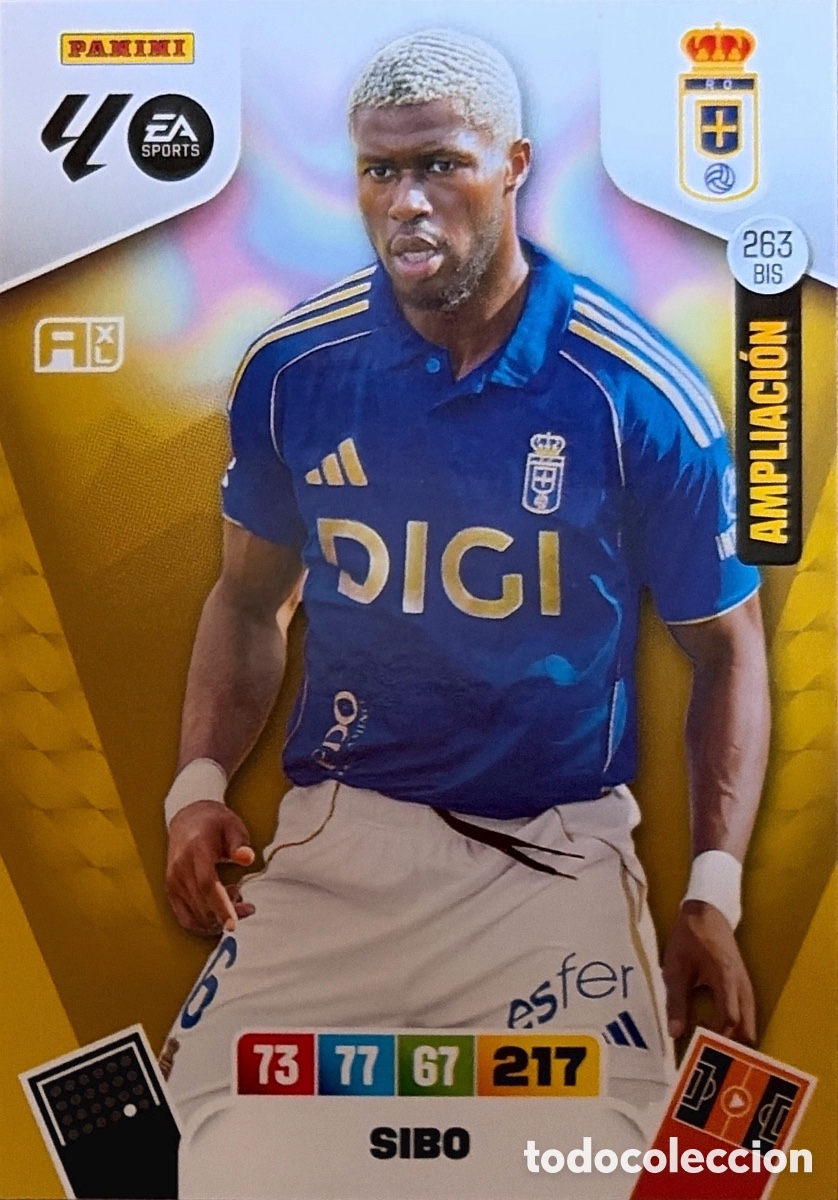 Cromos de Futebol: 263.BIS- SIBO (R. OVIEDO) ADRENALYN XL LIGA 2025/26 (PANINI)