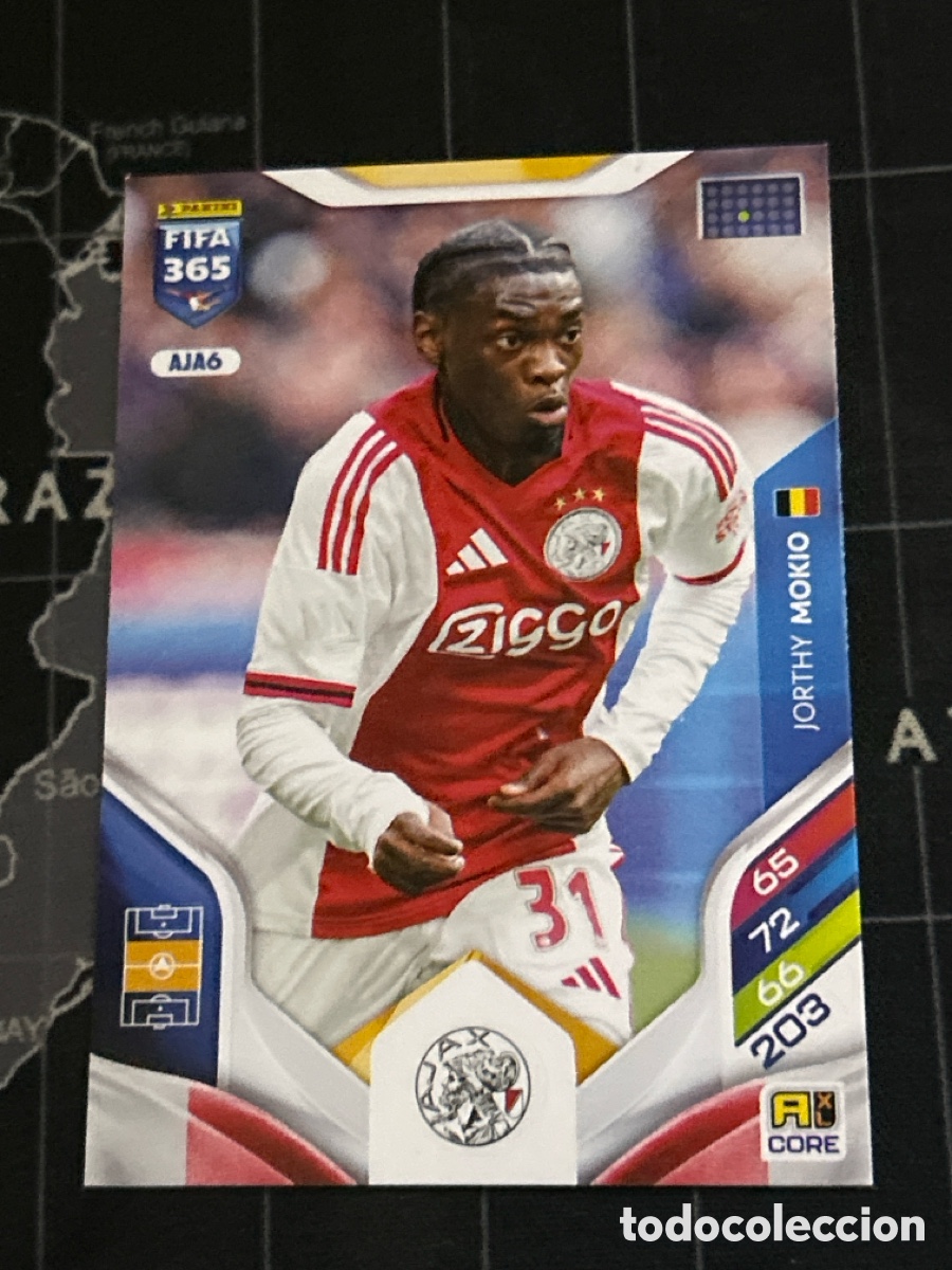 Cartes &agrave; collectionner de Football: AJA6 JORTHY MOKIO (AJAX) PANINI ADRENALYN XL FIFA 365 2026 26