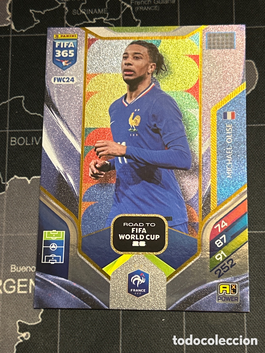 Cromos de F&uacute;tbol: FWC24 MICHAEL OLISE (FRANCIA) ROAD TO FIFA WORLD CUP 26 PANINI ADRENALYN XL FIFA 365 2026 26