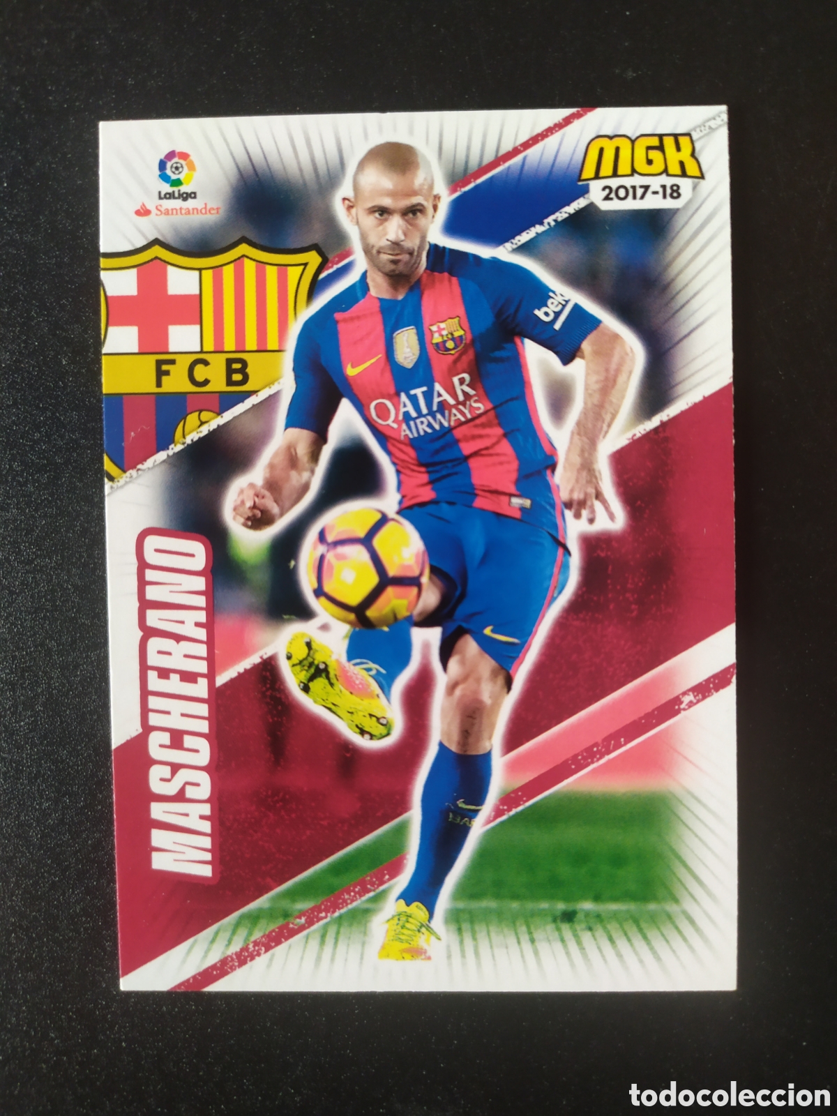 Cromos de F&uacute;tbol: Megacracks 2017 2018 17 18 panini Mascherano n&deg; 87 Barcelona