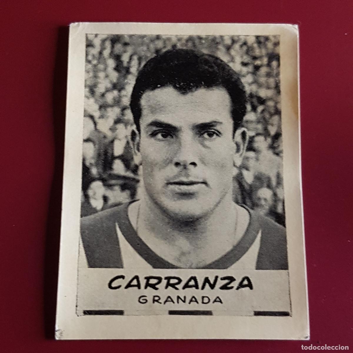 Fu&szlig;ball-Sticker: JORNADA DEPORTIVA - FUTBOLISTAS - 1960 1961 - 60 61 - GRANADA - CARRANZA - NUNCA PEGADO